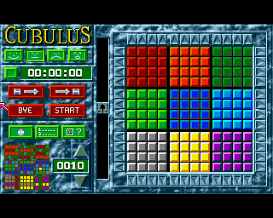 Cubulus Screenshot 1 (Amiga 500)