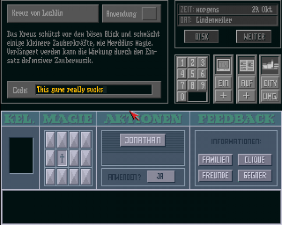 Jonathan: The Next Artventure Screenshot 8 (Amiga 500)