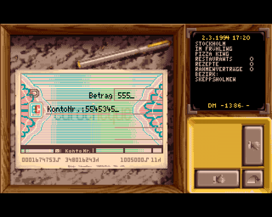 Pizza Connection Screenshot 24 (Amiga 500)