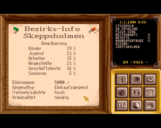 Pizza Connection Screenshot 25 (Amiga 500)