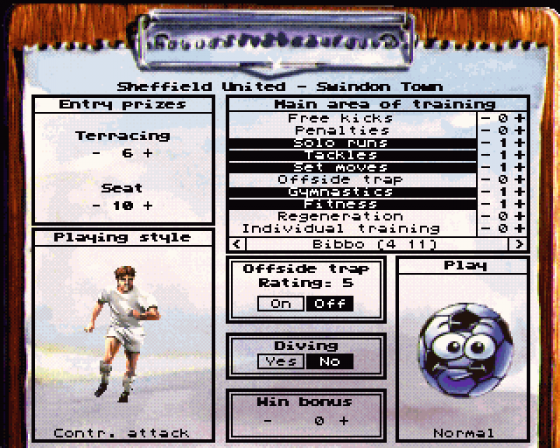 On the Ball Screenshot 11 (Amiga 500)