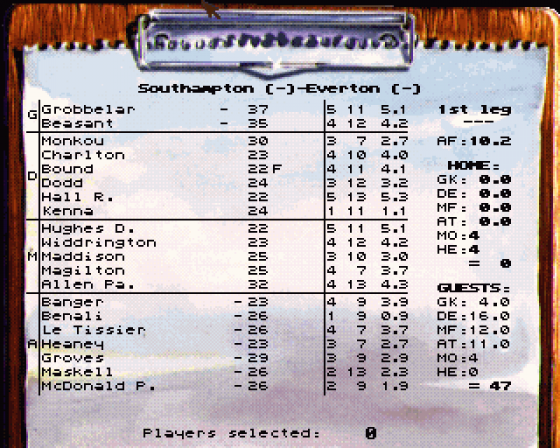 On the Ball League edition Screenshot 9 (Amiga 500)