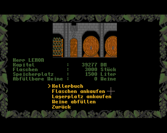 Winzer: Die Wirtschaftssimulation Screenshot 7 (Amiga 500)