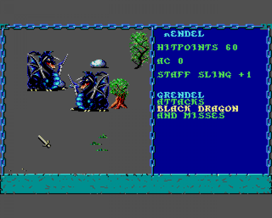 Curse Of The Azure Bonds Screenshot 6 (Amiga 500)