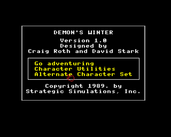 Demon's Winter Screenshot 6 (Amiga 500)