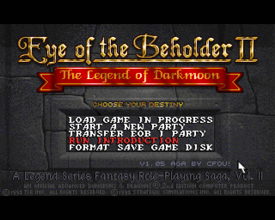 Eye Of The Beholder II: The Legend Of Darkmoon Screenshot 7 (Amiga 500)