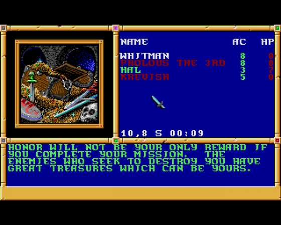 Gateway to the Savage Frontier Screenshot 7 (Amiga 500)