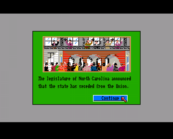 No Greater Glory: The Civil War Screenshot 6 (Amiga 500)