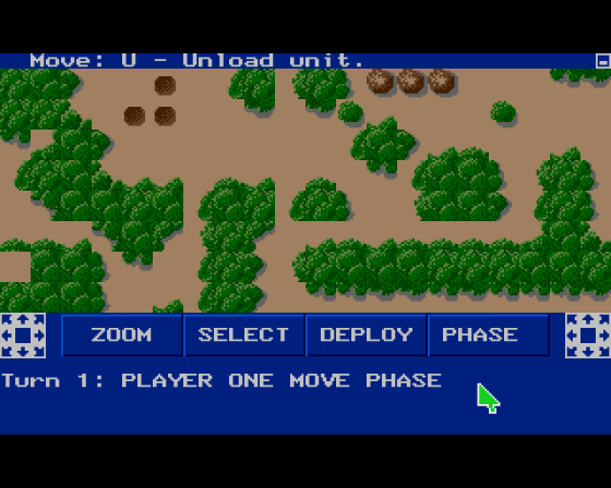 Wargame Construction Set Screenshot 6 (Amiga 500)