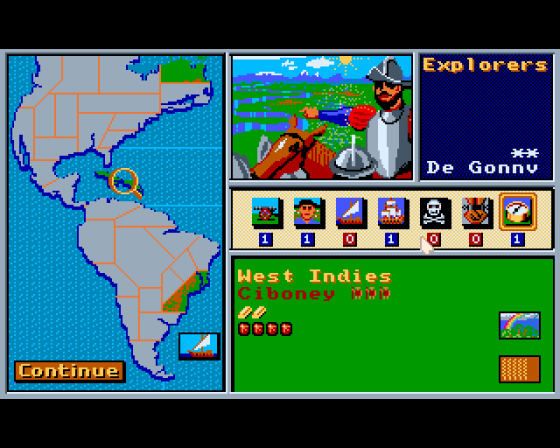 Gold of the Americas: The Conquest of the New World Screenshot 8 (Amiga 500)