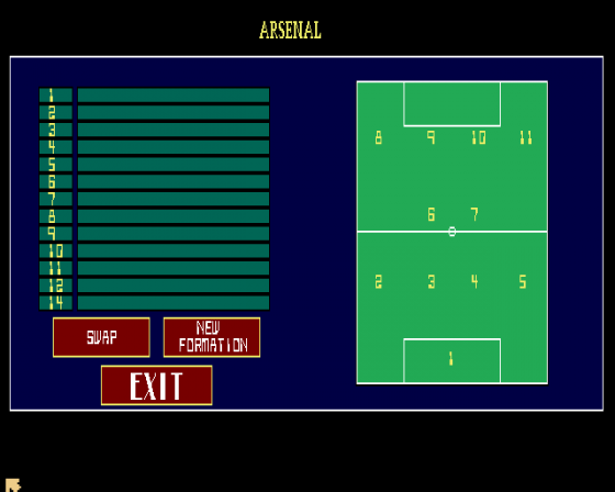 Soccer Team Manager Screenshot 12 (Amiga 500/600/1200)