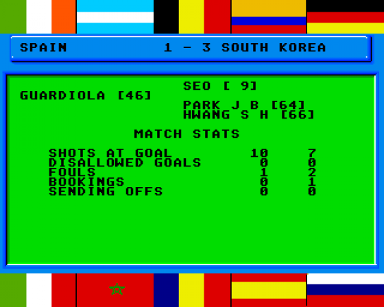 World Cup: All Time Greats Screenshot 7 (Amiga 500)