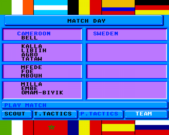 World Cup: All Time Greats Screenshot 11 (Amiga 500)