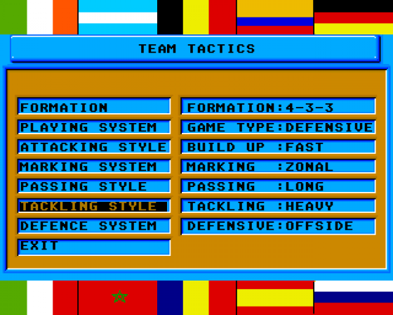 World Cup: All Time Greats Screenshot 13 (Amiga 500)