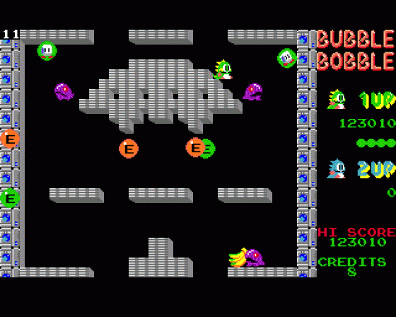 Bubble Bobble Screenshot 22 (Amiga 500)