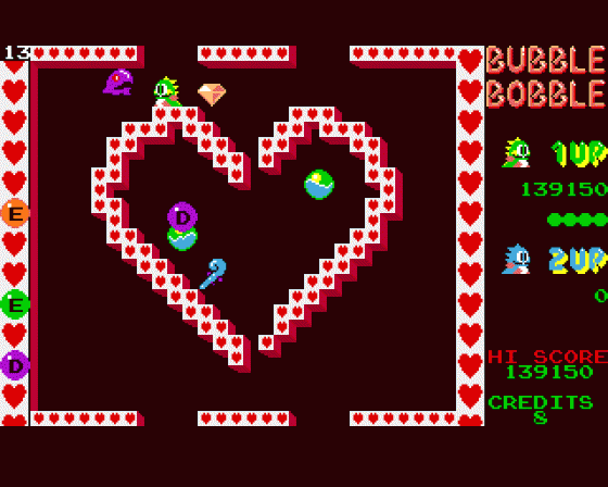 Bubble Bobble Screenshot 27 (Amiga 500)