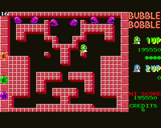 Bubble Bobble Screenshot 29 (Amiga 500)