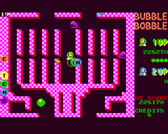 Bubble Bobble Screenshot 34 (Amiga 500)