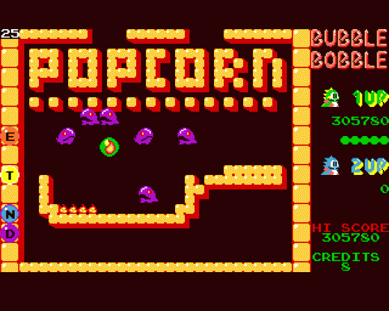 Bubble Bobble Screenshot 43 (Amiga 500)