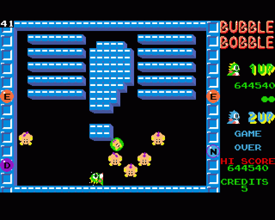 Bubble Bobble Screenshot 64 (Amiga 500)