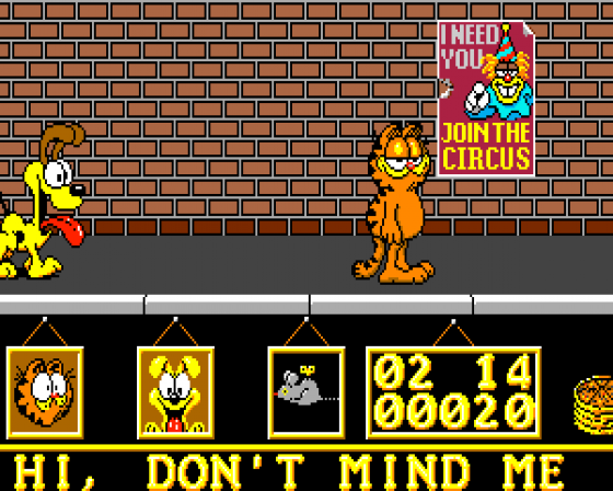 Garfield: Big, Fat, Hairy Deal Screenshot 17 (Amiga 500)
