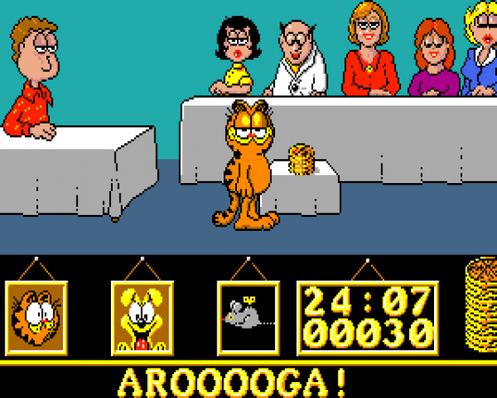 Garfield: Big, Fat, Hairy Deal Screenshot 22 (Amiga 500)