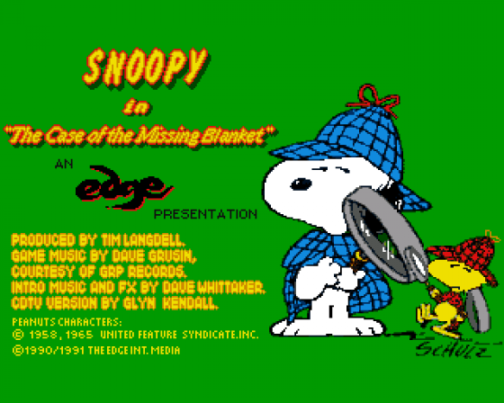 Snoopy: The Case of the Missing Blanket