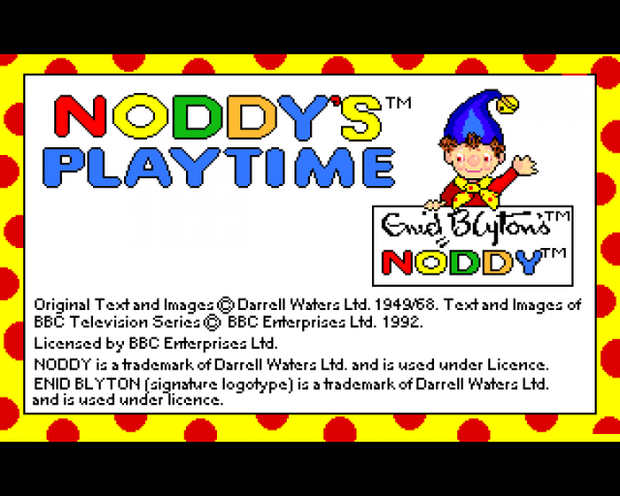 Noddy's Playtime