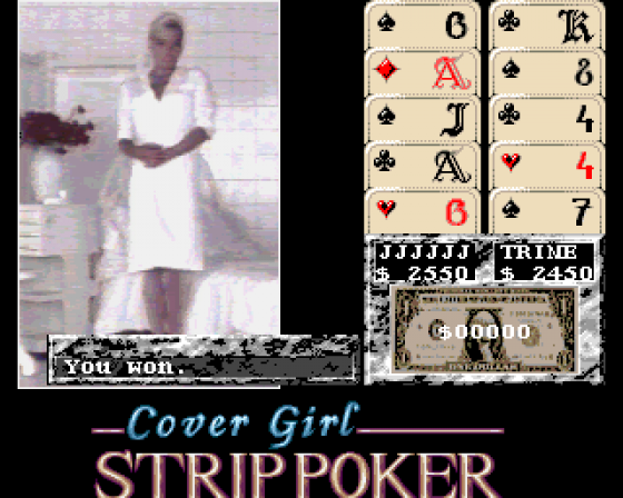 Cover Girl Strip Poker