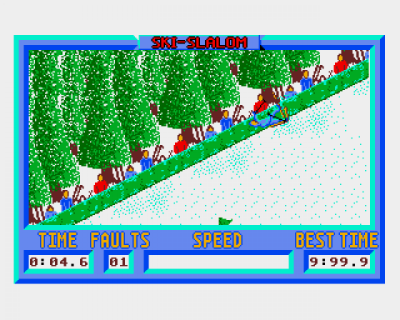 Winter Challenge: World Class Competition Screenshot 20 (Amiga 500)