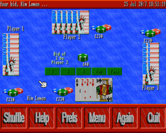 Excellent Card Games III Screenshot 7 (Amiga 500)