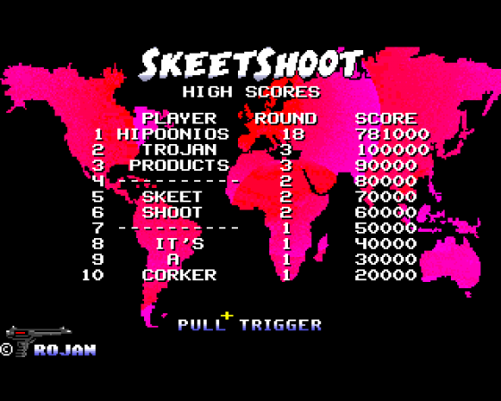 Skeet Shoot Screenshot 8 (Amiga 500)