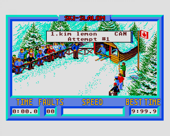 Winter Olympiad '88 Screenshot 11 (Amiga 500)