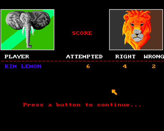 Animal Kingdom Screenshot 9 (Amiga 500)