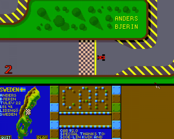 Car Screenshot 5 (Amiga 500)