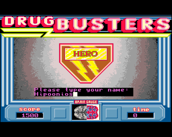 Drug Busters Screenshot 6 (Amiga 500)