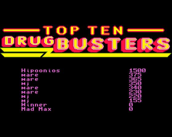 Drug Busters Screenshot 7 (Amiga 500)