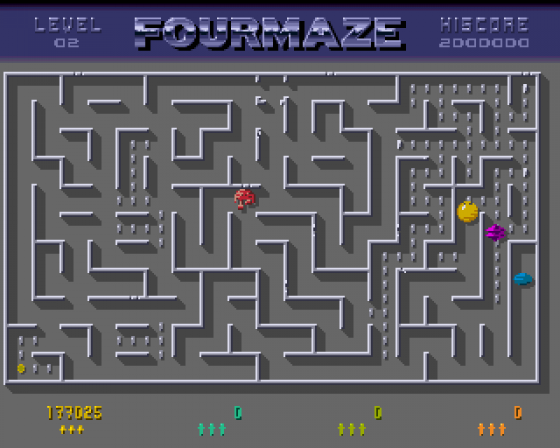 FourMaze Screenshot 5 (Amiga 500)