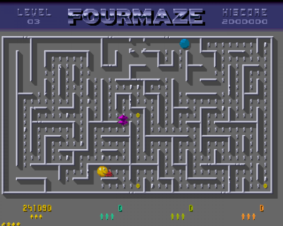 FourMaze Screenshot 6 (Amiga 500)