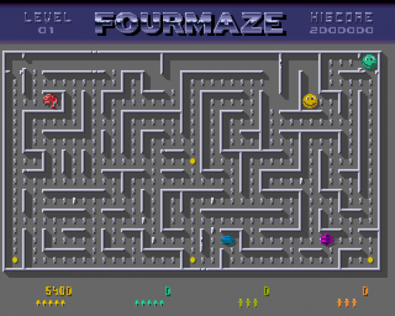 FourMaze Screenshot 8 (Amiga 500)