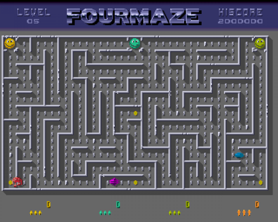 FourMaze Screenshot 9 (Amiga 500)