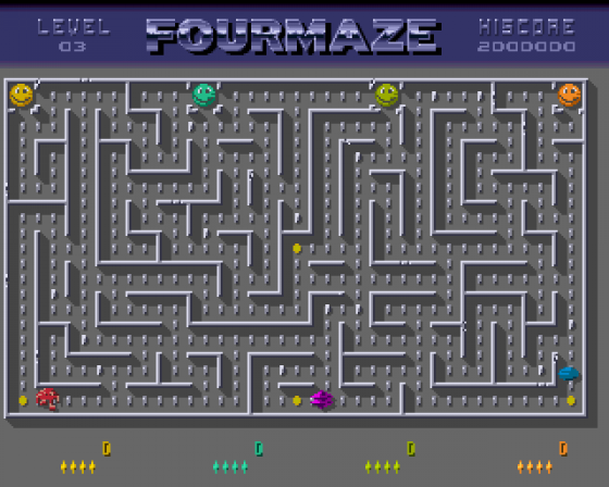 FourMaze Screenshot 10 (Amiga 500)