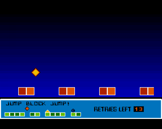 Jump Block Jump Screenshot 8 (Amiga 500)