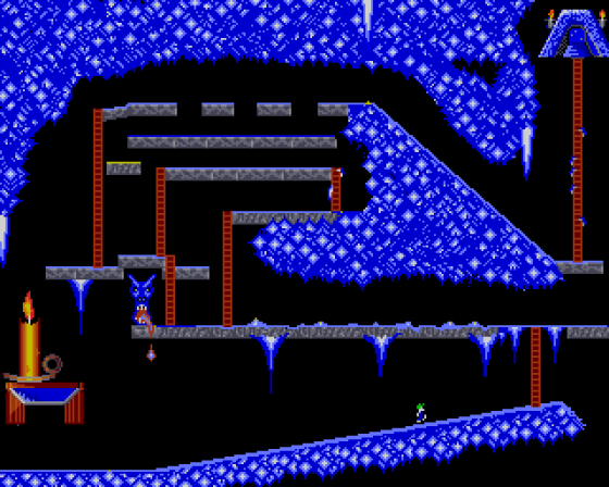 Lemmings Level Screenshot 19 (Amiga 500)