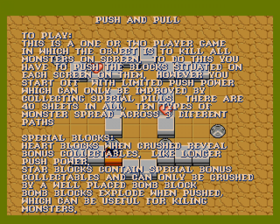 Push and Pull Screenshot 6 (Amiga 500)