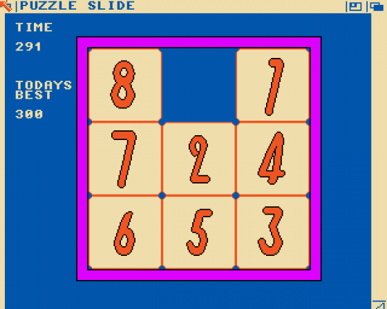 Puzzle Slide Screenshot 1 (Amiga 500)