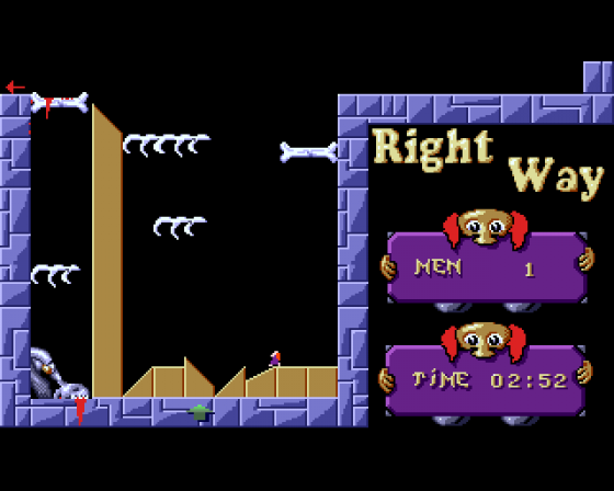 Right Way Screenshot 6 (Amiga 500)