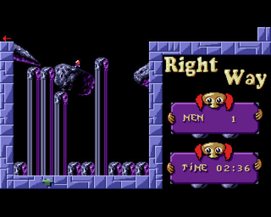 Right Way Screenshot 10 (Amiga 500)