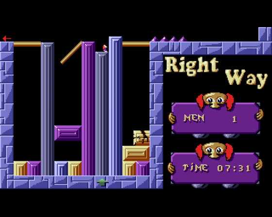 Right Way Screenshot 12 (Amiga 500)