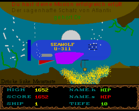 Seawolf U-311 Screenshot 11 (Amiga 500)